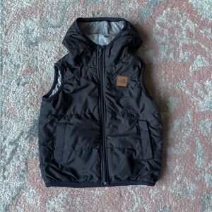 The North Face Baby Jersey Lined Windbreaker Hooded Vest, Toddler Size 2T